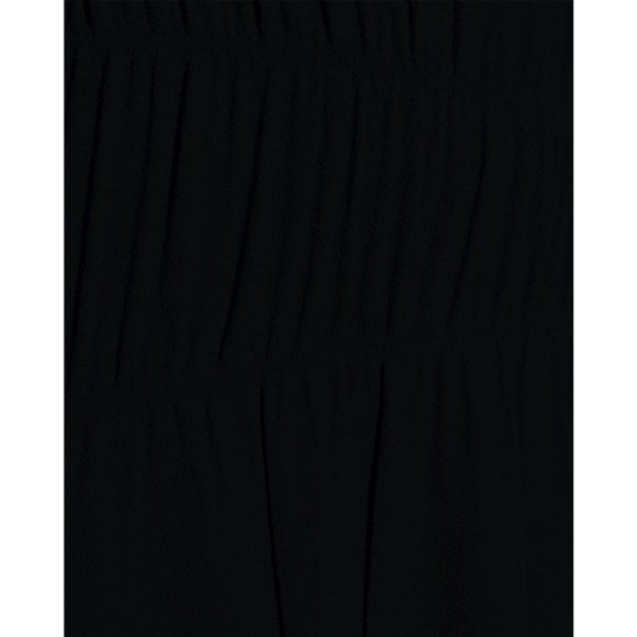 NWT Helmut Lang Nubby Viscose Ruched Black Women Size 10 Loose Fit Gypsy Skirt - Picture 6 of 7